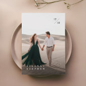 Elegantes, modernes Script-Foto - Einladung zur Ho