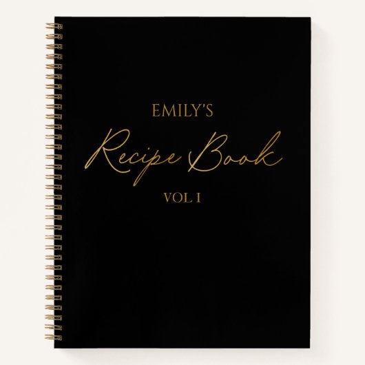 Elegantes, modernes Script Notizblock (Vorderseite)