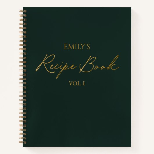 Elegantes, modernes Script Notizblock (Vorderseite)