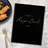 Elegantes, modernes Script Notizblock