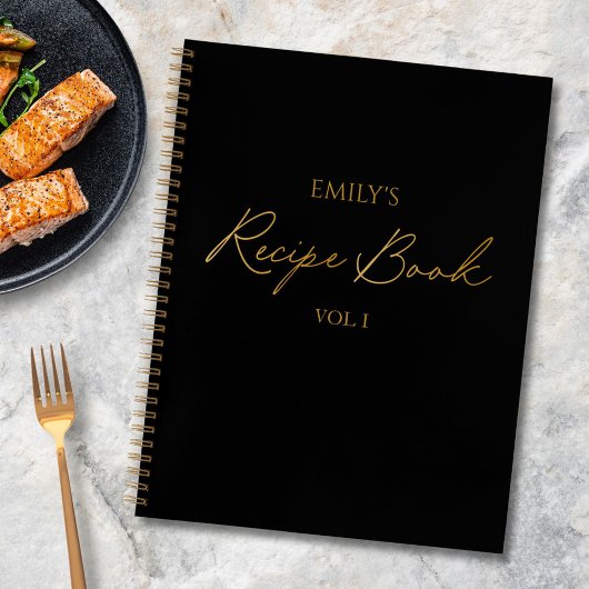 Elegantes, modernes Script Notizblock