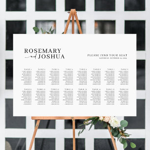 Elegantes modernes Sitzdiagramm finden Sie Ihren P Poster