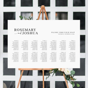 Elegantes modernes Sitzdiagramm finden Sie Ihren P Poster