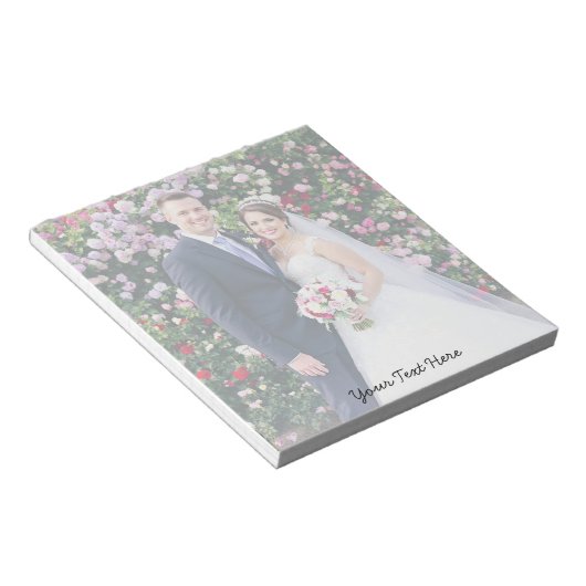 Elegantes, modernes Skript, benutzerdefiniertes Fo Notizblock (angewinkelt)