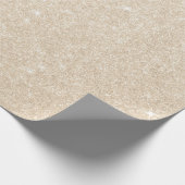 Elegantes, modernes, stilvolles Kupfergold-Rose Geschenkpapier (Ecke)