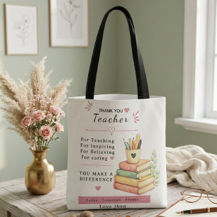 Elegantes modernes süßes ästhetisches Lehrer-Gesch Tasche