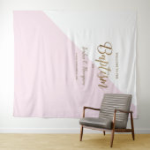 Elegantes modernes Taufbecken im Foto Wandteppich (Beispiel (Horizontal))