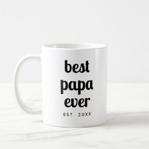 Elegantes, modernes Template Bestes Papa Ever Scri Kaffeetasse