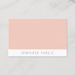Elegantes modernes Template Rosa Rosa einfach. Visitenkarte