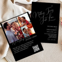 Elegantes, modernes und einfaches Foto Hochzeit