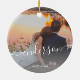 Elegantes, modernes und minimales Foto Keramik Ornament