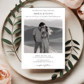 Elegantes modernes und preiswertes Hochzeitsfest-F Einladung