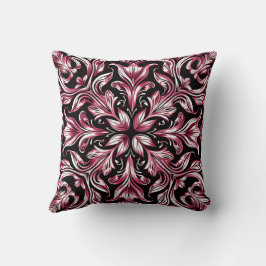 Elegantes modernes, Verziertes Burgund Kissen