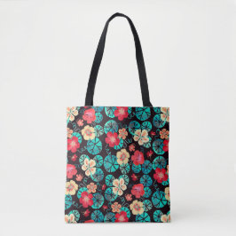 Elegantes modernes Vintages Blumenmuster Tasche