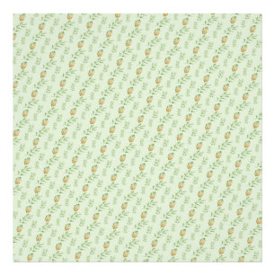 Elegantes modernes Wasserfarbmuster mit grünen Blä Fotodruck