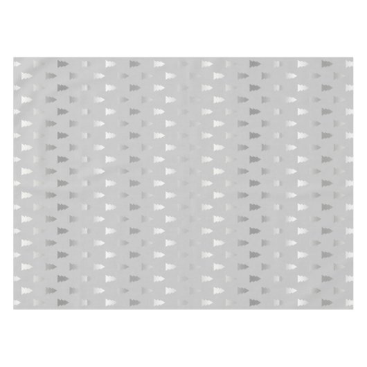 elegantes, modernes Weihnachtsbaummuster Tischdecke (Vorderseite (Horizontal))