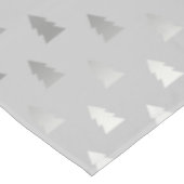 elegantes, modernes Weihnachtsbaummuster Tischdecke (Schrägansicht)