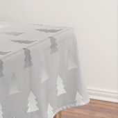 elegantes, modernes Weihnachtsbaummuster Tischdecke (Beispiel)