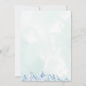 Elegantes Modernes Weihnachtsfest Party Einladung (Rückseite)