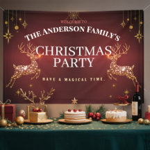 Elegantes, modernes Weihnachtsverbot für Rote und