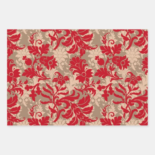 Elegantes, modernes Weihnachtsweihnachtsgeschenk-S Geschenkpapier Set (Vorderseite)