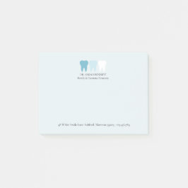 Elegantes modernes Zahnlogo anpassbar Post-it Klebezettel