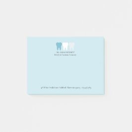 Elegantes modernes Zahnlogo anpassbar Post-it Klebezettel