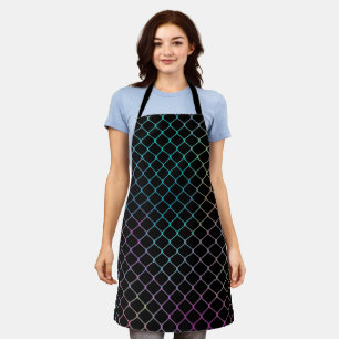 Elegantes modernes Zaun-Kettenmuster Schürze