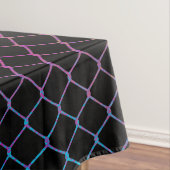 Elegantes modernes Zaun-Kettenmuster | Tischdecke (Beispiel)
