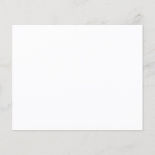 Elegantes Mongram Gold-Hochzeitgeld speichert das (Rückseite)