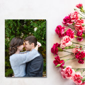 Elegantes Monogram Letters Foto Wedding Save The Date