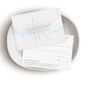 Elegantes Monogram Modernes Seashell Geschenkzerti Dankeskarte