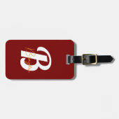 Elegantes Monogram Stylish Travel Accessory - Gepäckanhänger (Vorderseite horizontal)