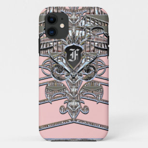 Elegantes Monogramm Art Deco Case-Mate iPhone Hülle