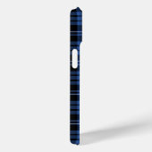 Elegantes Monogramm Blau Kariert Case-Mate iPhone Hülle (Rückseite / Rechts)