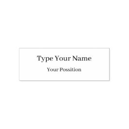 Elegantes Monogramm Design, benutzerdefinierte Tin Permastempel