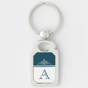 Elegantes Monogramm-Design Schlüsselanhänger