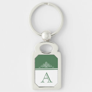 Elegantes Monogramm-Design Schlüsselanhänger