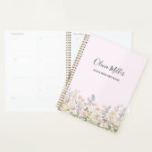 Elegantes Monogramm Farbige Blumengarten Floral Planer (Anzeige)