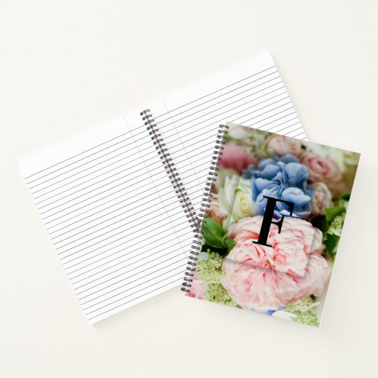 Elegantes Monogramm für den benutzerdefinierten An Notizblock (Innenseite)