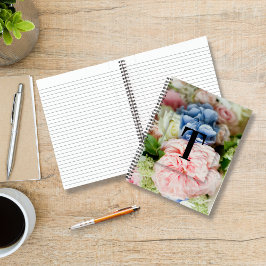 Elegantes Monogramm für den benutzerdefinierten An Notizblock