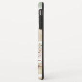 Elegantes Monogramm für die Wasserfarben-Gehäuse Case-Mate iPhone Hülle (Hinten/Links)