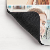 Elegantes Monogramm für Fotolollage Mousepad (Ecke)