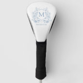 Elegantes Monogramm Golf Headcover (Vorderseite)