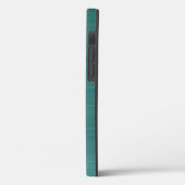 Elegantes Monogramm Grün Case-Mate iPhone Hülle (Rückseite / Links)