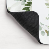 Elegantes Monogramm Letter P-Maus-Pad Mousepad (Ecke)