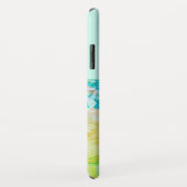 Elegantes Monogramm mit lackierter Frühlingsgrün Case-Mate iPhone Hülle (Hinten/Rechts)