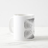 Elegantes Monogramm S Kaffeetasse (Vorderseite Links)
