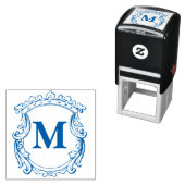 Elegantes Monogrammwappen  Permastempel (Beispiel)