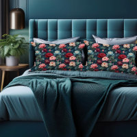 Elegantes Moody Modern Lotus Blume Muster